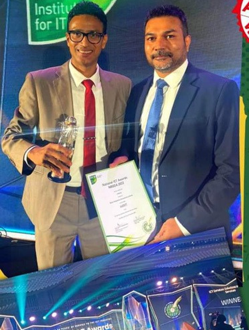 NBQSA Award 2022 for Hospitality Solution Provider, awarded to Boost Hotels