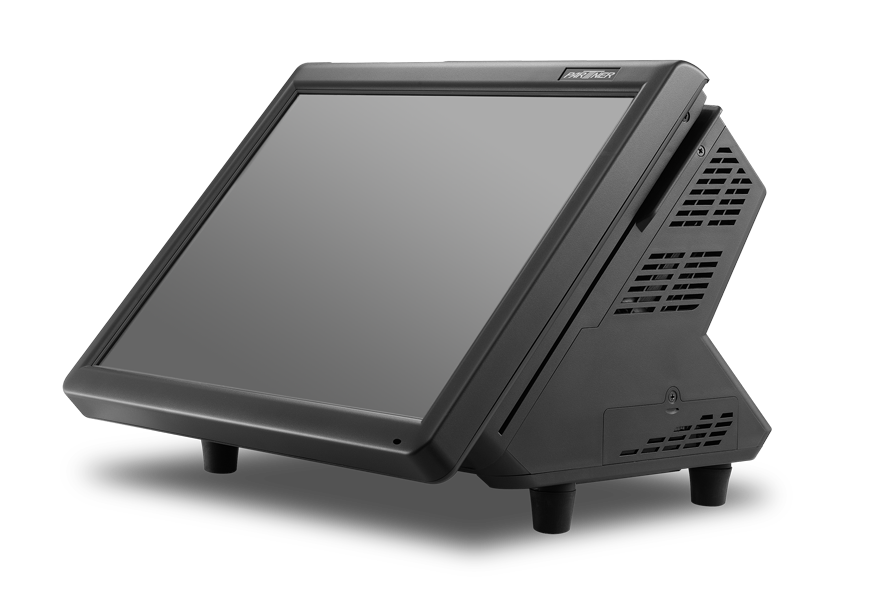 Commercial touch-screen POS terminal for hotel and restaurant checkout