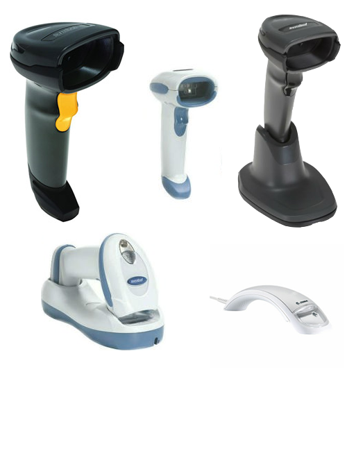 Wired and wireless barcode and QR scanners for POS checkout