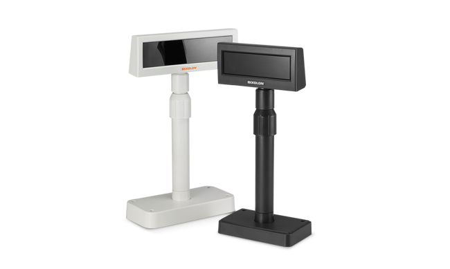 Customer-facing pole display for POS checkout