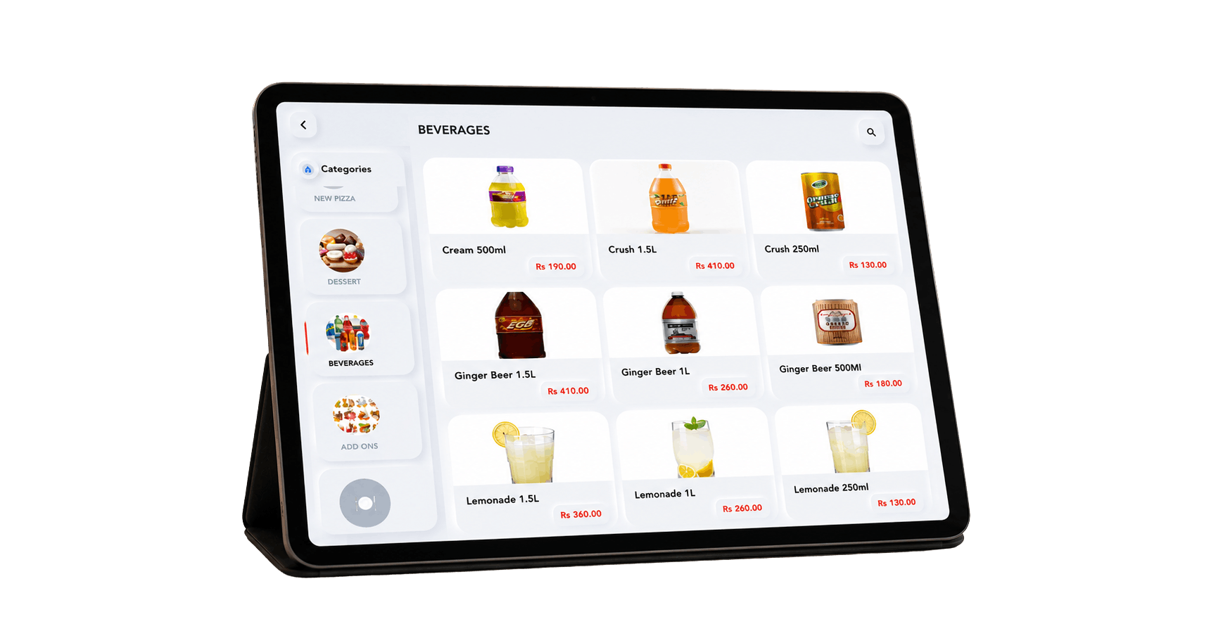 Digital Menu Card product preview