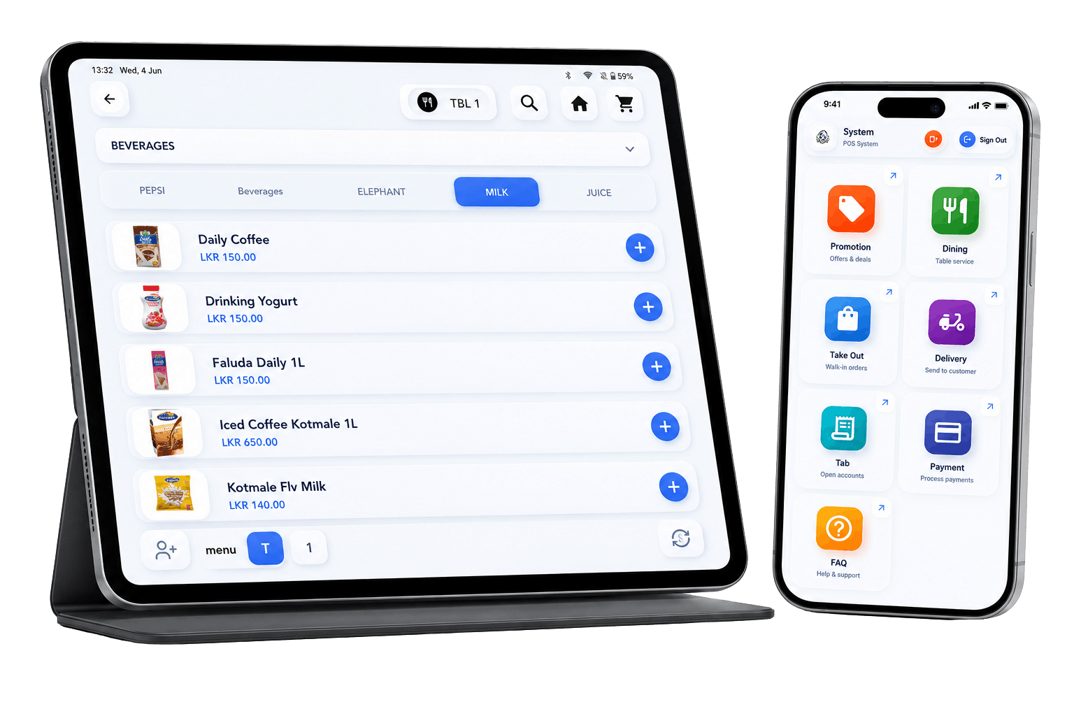 Mobile Ordering product preview