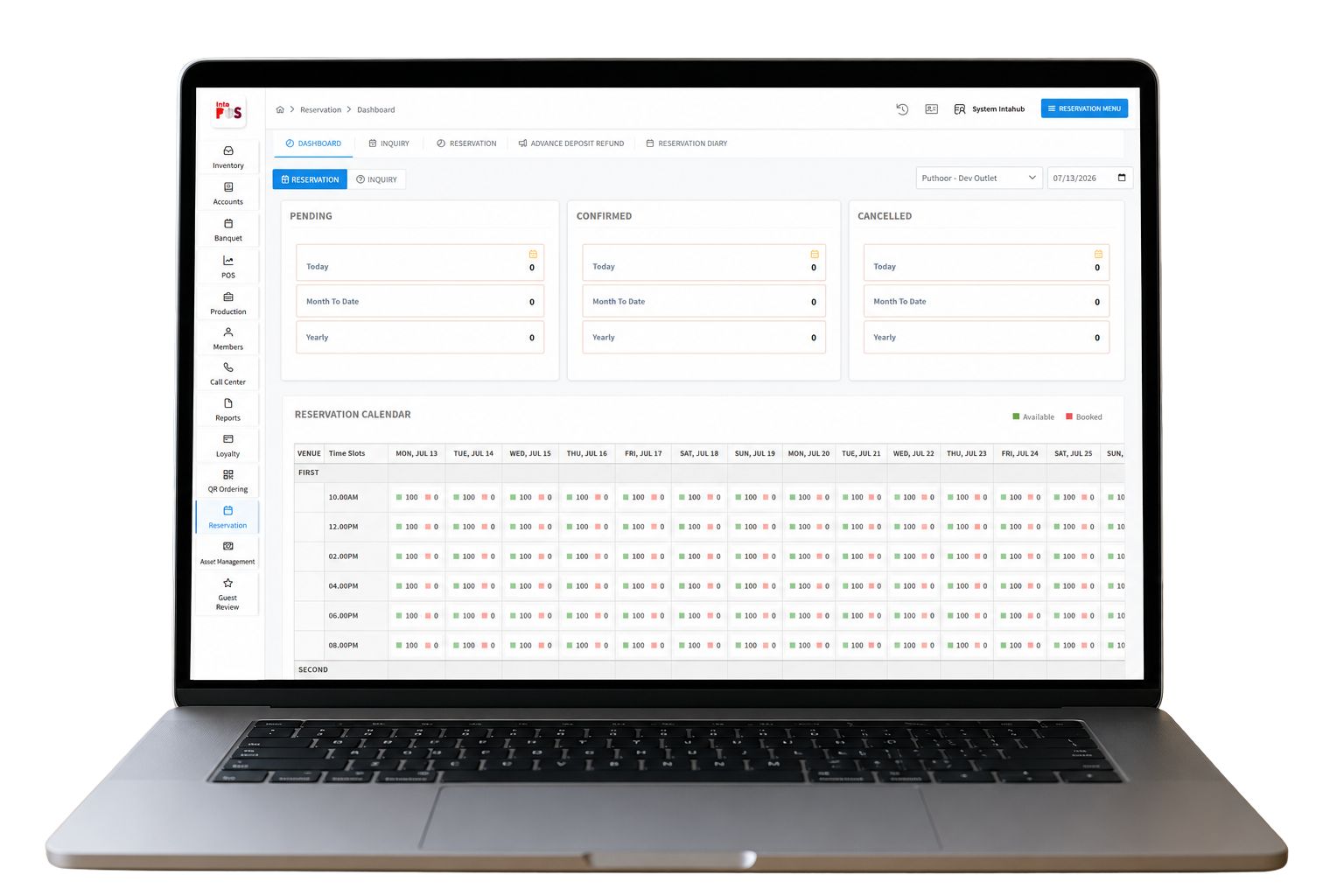 Boost Table Reservation product preview