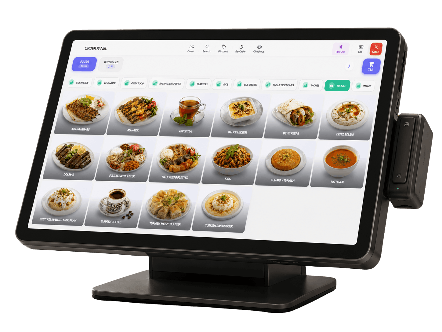 Restaurant POS Cloud demo preview